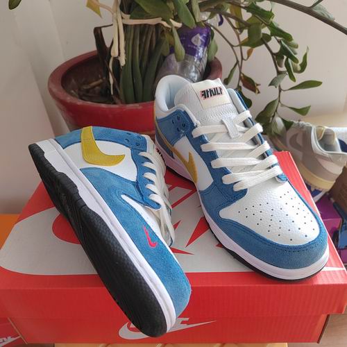 China Cheap Nike Dunk Blue White Shoes Men and Women-124